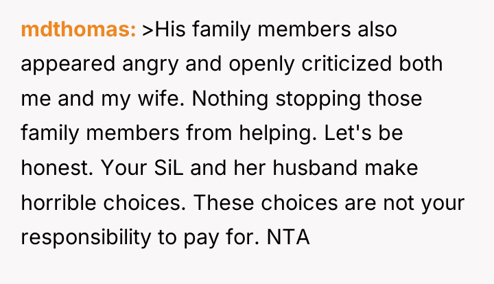 mdthomas >His family members also appeared angry and openly criticized...