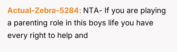 Actual-Zebra-5284 NTA- If you are playing a parenting role in...