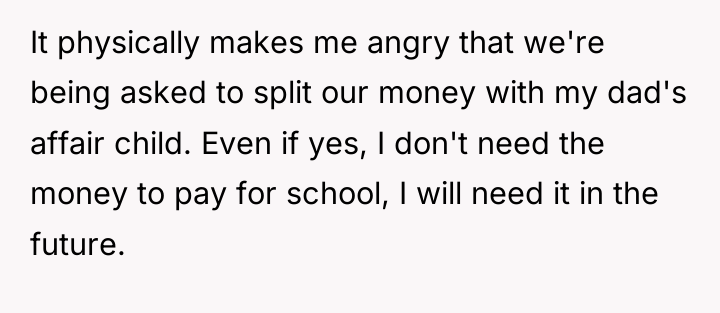 It physically makes me angry that we're being asked to...