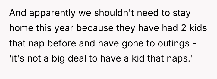 And apparently we shouldn't need to stay home this year...