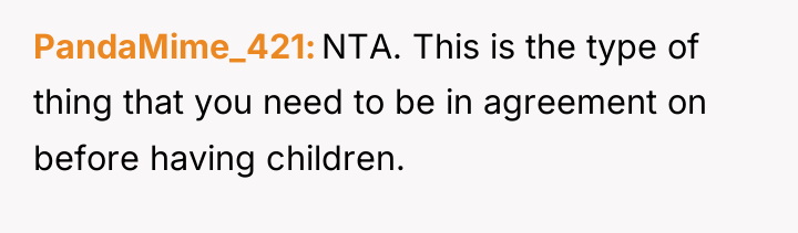 PandaMime_421 NTA. This is the type of thing that you...