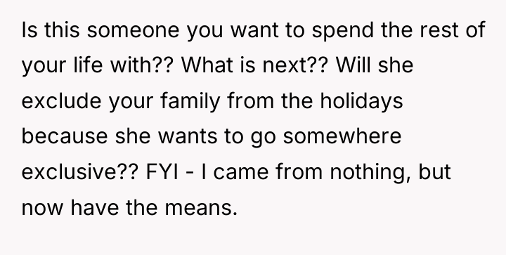 Is this someone you want to spend the rest of...