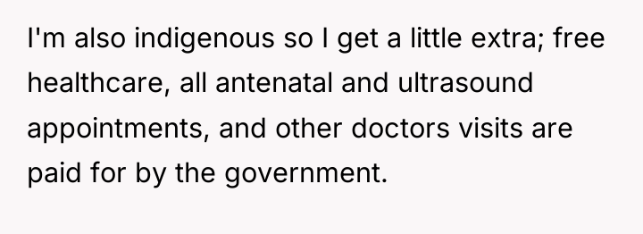 I'm also indigenous so I get a little extra; free...