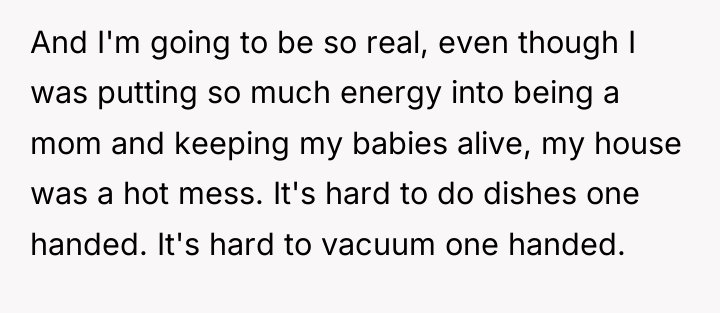 And I'm going to be so real, even though I...