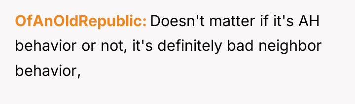 OfAnOldRepublic Doesn't matter if it's AH behavior or not, it's...