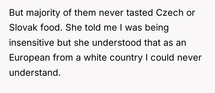 But majority of them never tasted Czech or Slovak food....
