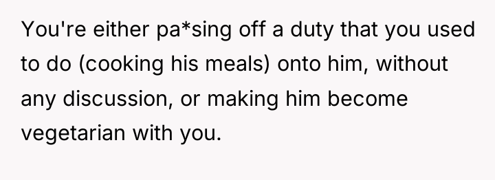 You're either pa*sing off a duty that you used to...