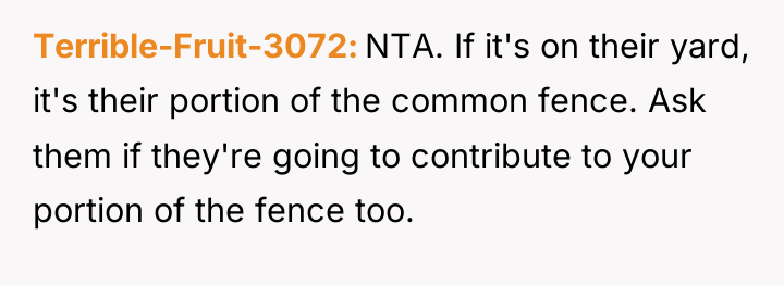 Terrible-Fruit-3072 NTA. If it's on their yard, it's their portion...