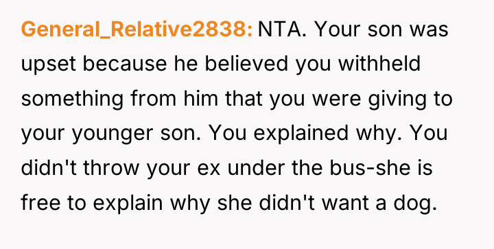 General_Relative2838 NTA. Your son was upset because he believed you...