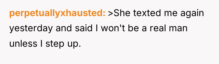 perpetuallyxhausted >She texted me again yesterday and said I won't...