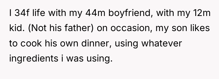 I 34f life with my 44m boyfriend, with my 12m...