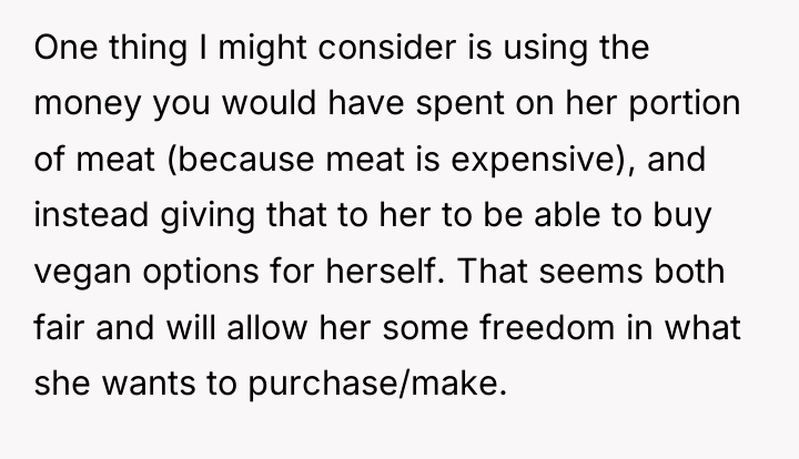 One thing I might consider is using the money you...