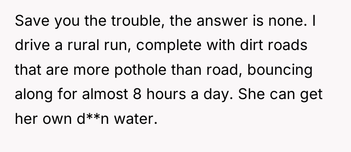 Save you the trouble, the answer is none. I drive...