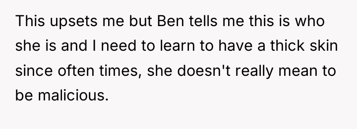This upsets me but Ben tells me this is who...
