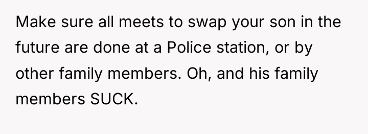 Make sure all meets to swap your son in the...