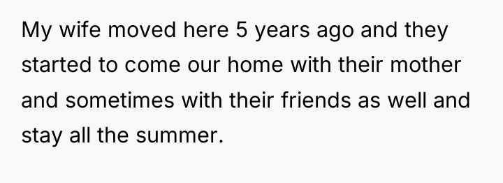 My wife moved here 5 years ago and they started...