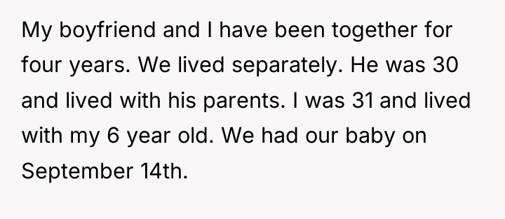 My boyfriend and I have been together for four years....