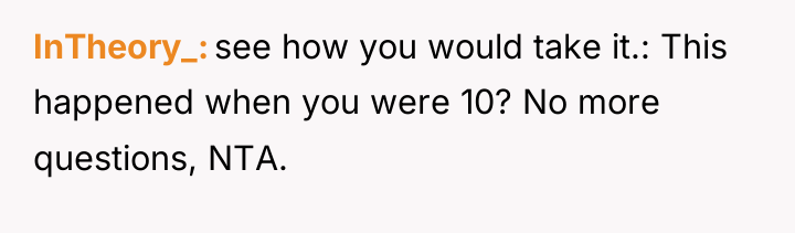 InTheory_ see how you would take it.: This happened when...