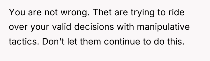 You are not wrong. Thet are trying to ride over...