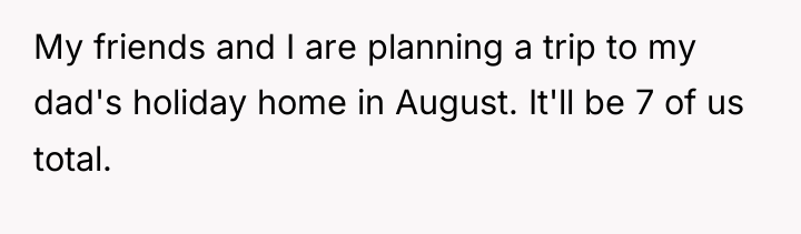 My friends and I are planning a trip to my...