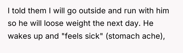 I told them I will go outside and run with...