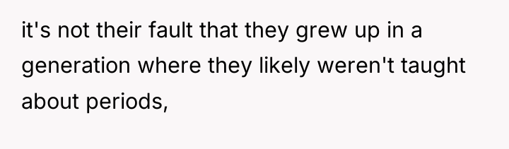 it's not their fault that they grew up in a...