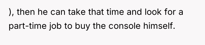 ), then he can take that time and look for...