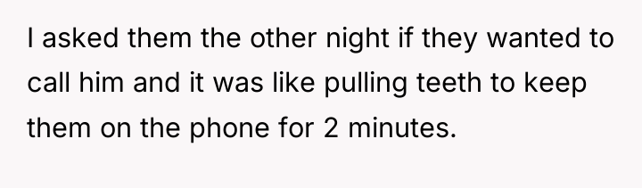 I asked them the other night if they wanted to...