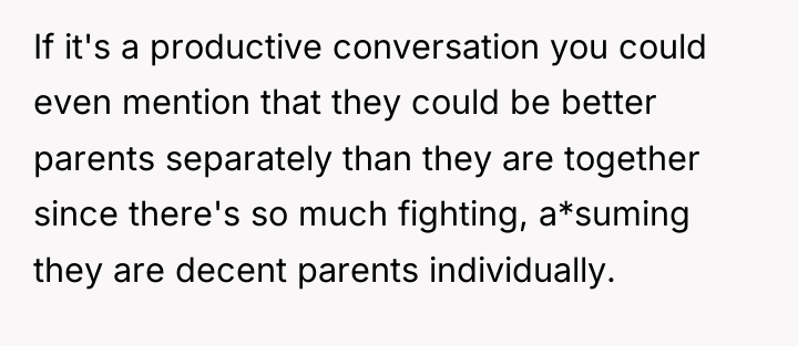 If it's a productive conversation you could even mention that...
