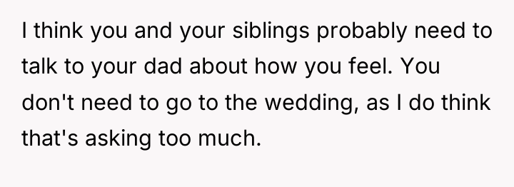 I think you and your siblings probably need to talk...