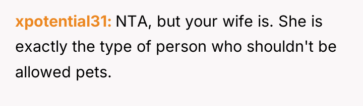 xpotential31 NTA, but your wife is. She is exactly the...