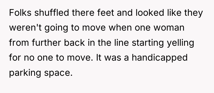 Folks shuffled there feet and looked like they weren't going...