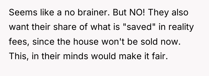 Seems like a no brainer. But NO! They also want...
