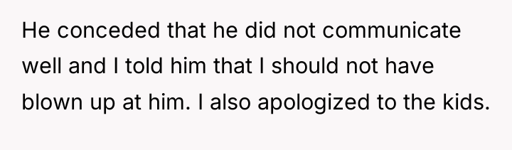 He conceded that he did not communicate well and I...