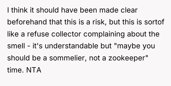 I think it should have been made clear beforehand that...