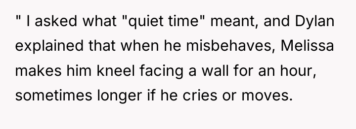 " I asked what "quiet time" meant, and Dylan explained...