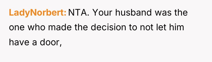 LadyNorbert NTA. Your husband was the one who made the...