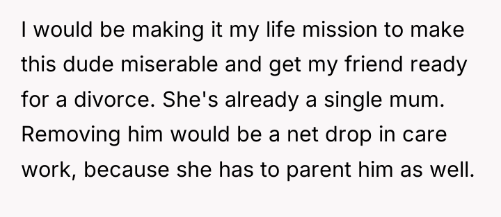I would be making it my life mission to make...