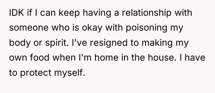 IDK if I can keep having a relationship with someone...