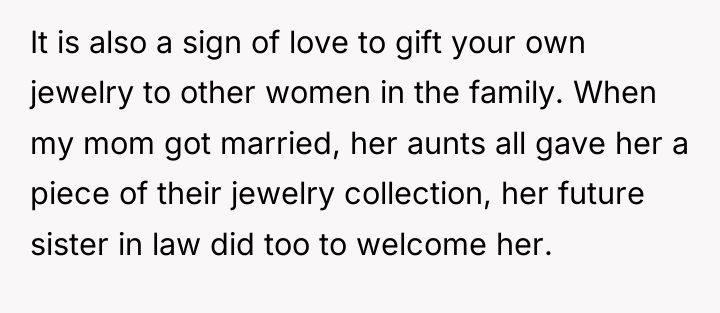 It is also a sign of love to gift your...