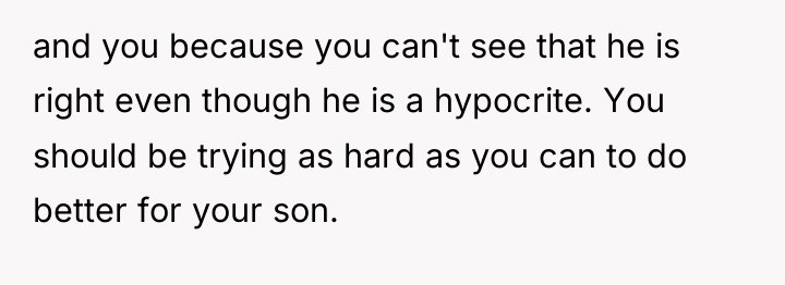 and you because you can't see that he is right...