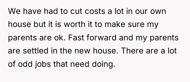 We have had to cut costs a lot in our...