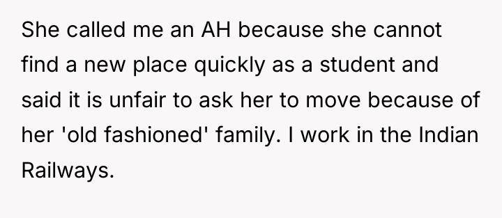 She called me an AH because she cannot find a...