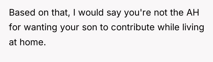 Based on that, I would say you're not the AH...