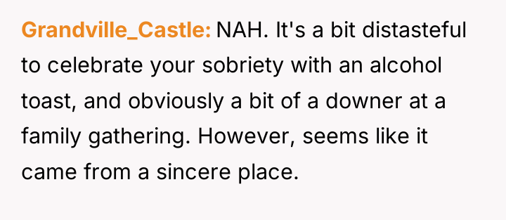 Grandville_Castle NAH. It's a bit distasteful to celebrate your sobriety...