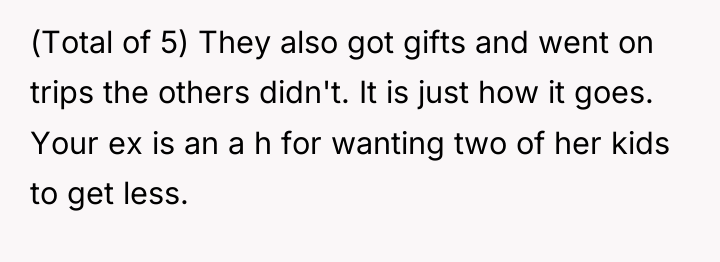 (Total of 5) They also got gifts and went on...