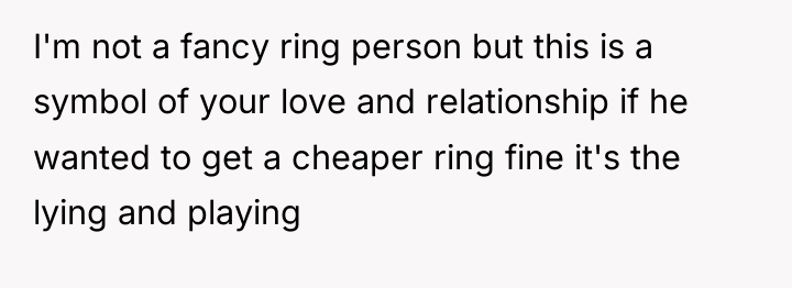 I'm not a fancy ring person but this is a...