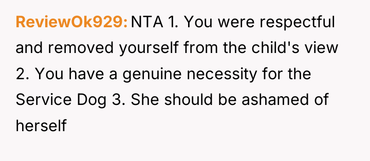 ReviewOk929 NTA 1. You were respectful and removed yourself from...