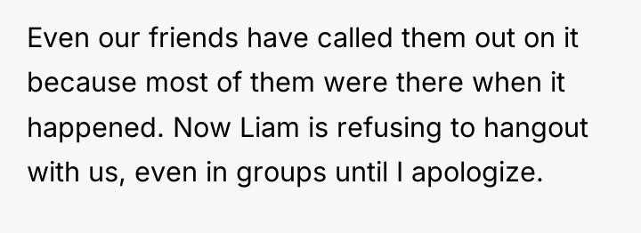 Even our friends have called them out on it because...