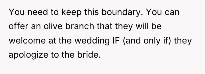 You need to keep this boundary. You can offer an...